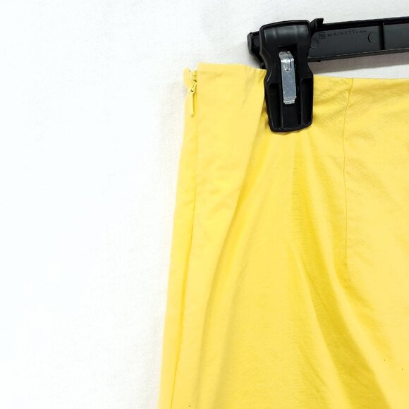 Lilly Pulitzer Women's Skort Yellow Size 10 A-Line Pleated Preppy - Picture 13 of 14